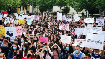 Protest protiv seksualnog nasilja u školama