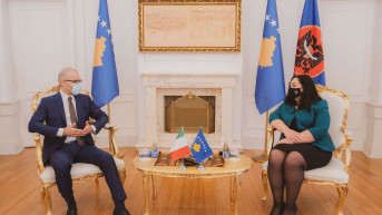 Vjosa Osmani i Nikola Orlando