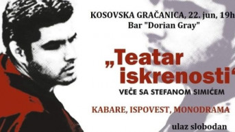 “Teatar iskrenosti” Stefana Simića