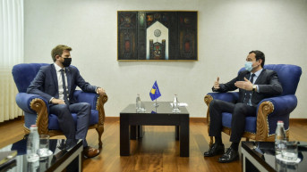 Aljbin Kurti i Martinom Šueopo