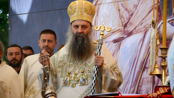 Patrijarh Porfirije i vladika Teodosije