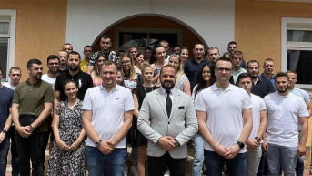 Milan Radojević sa studentima Milan Radojević sa studentima