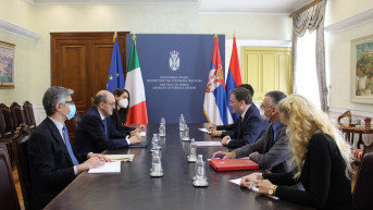 Ministar Selaković u razgovoru sa italijanskim ambasadorom Кarlom Lo Кašom 