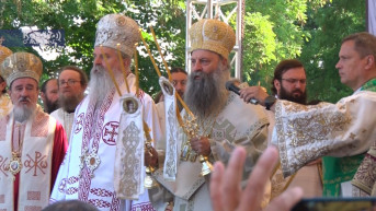 Patrijarh Porfirije - liturgija Gračanica