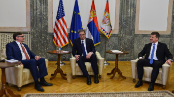 Sastanak predsednika Vučića sa Palmerom i Lajčakom