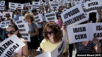 protest zbog povratnice Dragice Gašić protest zbog povratnice Dragice Gašić