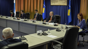 Besnik Bisljimi sa članovima kosovske vlade