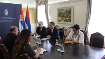 Nikola Selaković sa ambasadorom Tunisa Seifom Režebom Nikola Selaković sa ambasadorom Tunisa Seifom Režebom