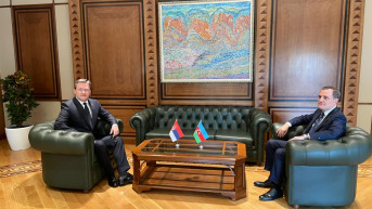 Selaković sa ministrom spoljnih poslova Azerbejdžana