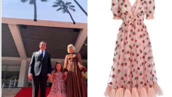 Kan - Kurti sa suprugom i ćerkom na crvenom tepihu Kan - Kurti sa suprugom i ćerkom na crvenom tepihu