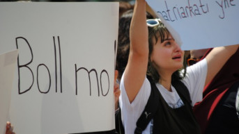 Protest za prava žena u Prištini