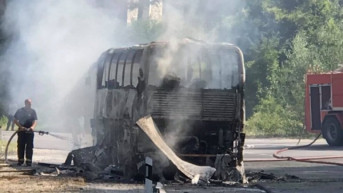 zapaljen autobus