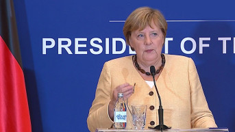 Nemačka kancelarka Angela Merkel u Beogradu