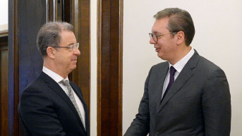 Bramerc i Vučić prilikom prošle posete Beogradu