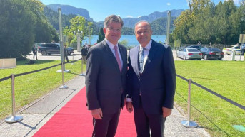 Miroslav Lajčak i Enver Hodžaj na Bledu