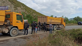 Jarinje protest - predstavnici Srpske liste 