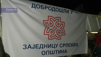 Građani postavili transparent na Jarinju