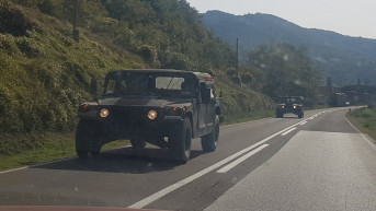 Pripadnici Kfora na putu ka Jarinju