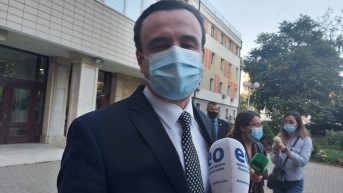 Kosovski premijer Aljbin Kurti u Tirani
