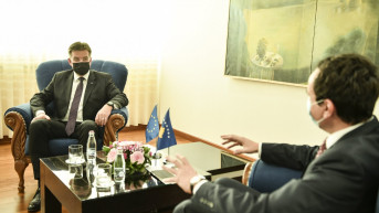 Miroslav Lajčak i Aljbin Kurti u Prištini