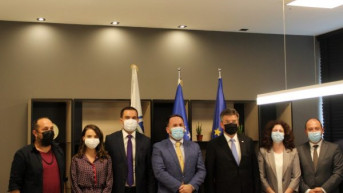 Lajčak sa predstavnicima privatnog sektora na Kosovu. Lajčak sa predstavnicima privatnog sektora na Kosovu.
