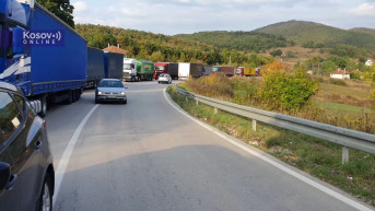 Merdare, guzva kamioni Merdare, guzva kamioni