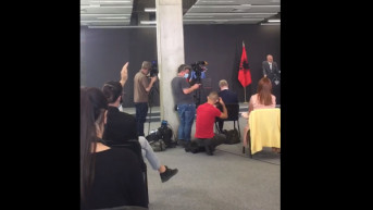 Tirana - Konferencija za medije - Merkel - Rama Tirana - Konferencija za medije - Merkel - Rama
