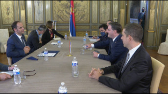 Selaković sa sa ministrom inostranih poslova Slovenije Anžeom Logarom
