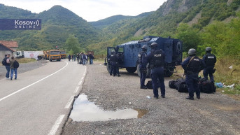 Smena pripadnika Kosovske policije na Jarinju