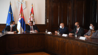 Vučić i Petković sa predstavnicima Srba sa Kosova Vučić i Petković sa predstavnicima Srba sa Kosova