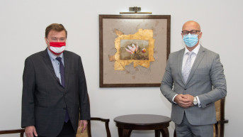 Goran Rakić sa austrijskim ambasadorom Goran Rakić sa austrijskim ambasadorom