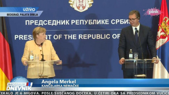 Vučić i Merkel Vučić i Merkel