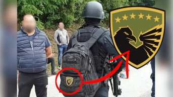 Specijalac na Jarinju sa oznakom Vojske Kosova
