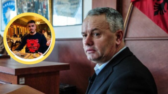 Agron Kuči i njegov sin