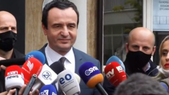 Aljbin Kurti glasao na lokalnim izborima