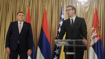 Milorad Dodik i Aleksandar Vučić u Beogradu