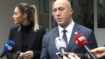 Ramuš Haradinaj glasao na lokalnim izborima