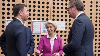 Vučić i Ursula fon der Lajen Vučić i Ursula fon der Lajen