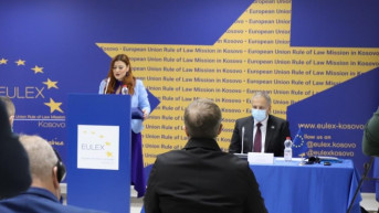 Detalj sa sastanka predstavnika Euleksa i Kosovske policije o suzbijanju kriminala Detalj sa sastanka predstavnika Euleksa i Kosovske policije o suzbijanju kriminala