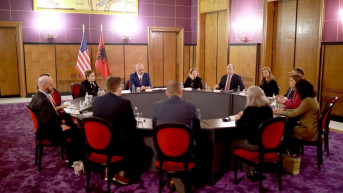 Edi Rama sa američkim kongresmenima i senatorima
