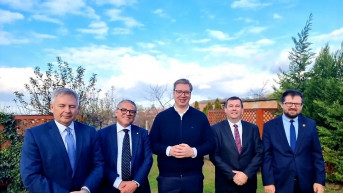 Aleksandar Vučić sa ambasadorima Višegradske grupe