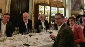 Vućić i Brnabić sa Ramom, Krivokapićem i Dimitrovim