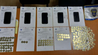 Zaplena lažnih kovanica od dva evra