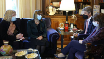 Maja Gojković sa predsednicom Grčke Katerinom Sakelaropulu