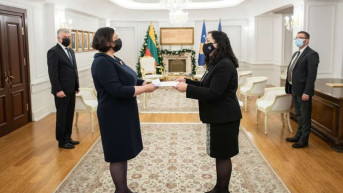 Osmani sa ambasadorkom Litvanije