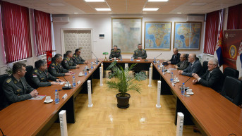 Sastanak generala Mojsilovića sa delegacijama Кluba generala i admirala Srbije Sastanak generala Mojsilovića sa delegacijama Кluba generala i admirala Srbije