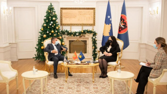 Vjosa Osmani i otpravnika poslova Ambasade Crne Gore