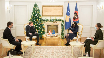 Vjosa Osmani sa ambasadorom Austrije Vjosa Osmani sa ambasadorom Austrije