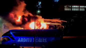 Izgoreo autobus u Kosovu Polju