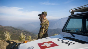 Pripadnik švajcarske vojske u Kforu Pripadnik švajcarske vojske u Kforu